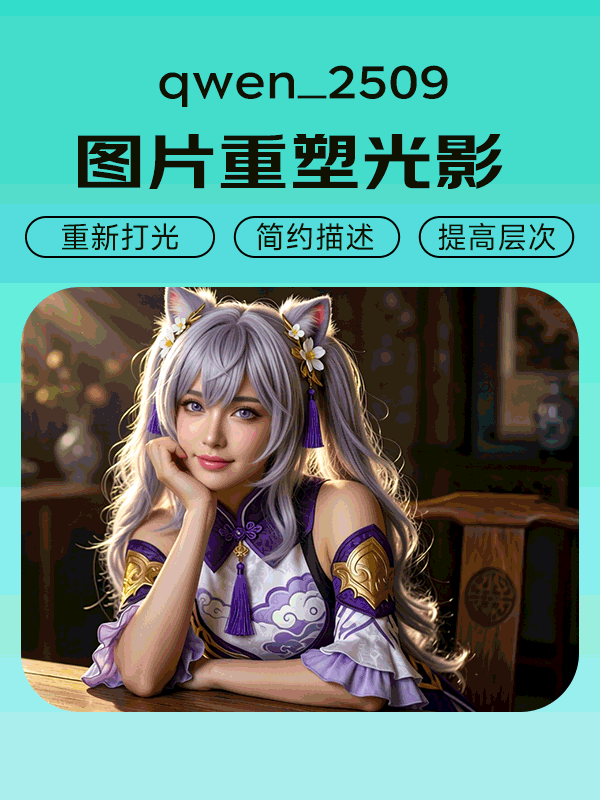 Qwen2509 电商产品重塑光影