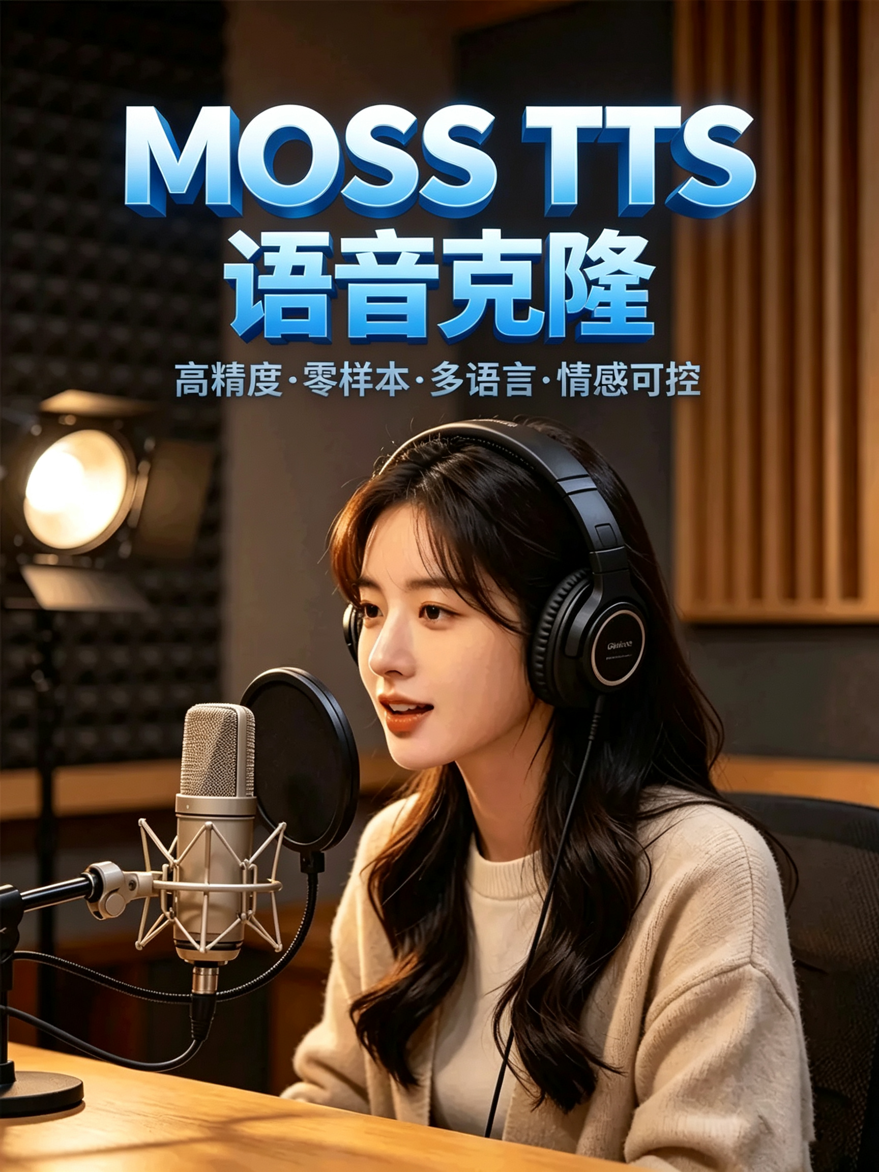 Moss TTS 语音克隆效果预览